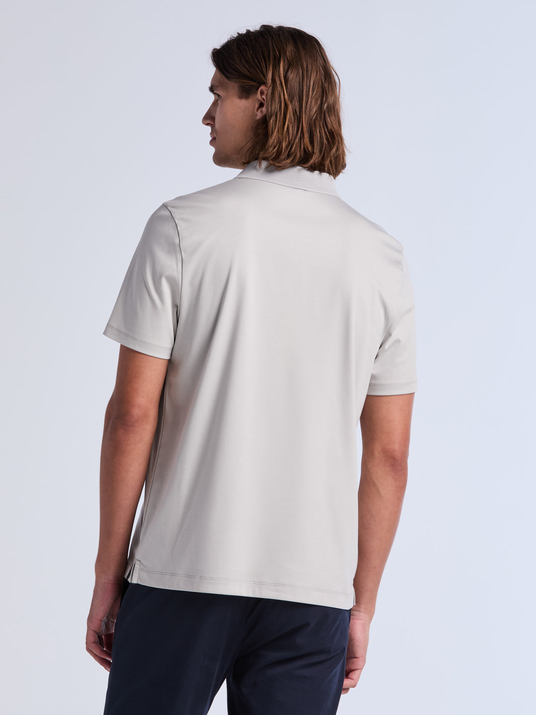 Interlock Polo Shirt (Gray Violet) 