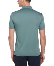 Cool Interlock Textured Polo (North Atlantic#color_north-atlantic