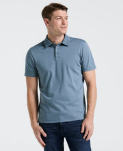 Interlock Polo Shirt (Blue Mirage) 