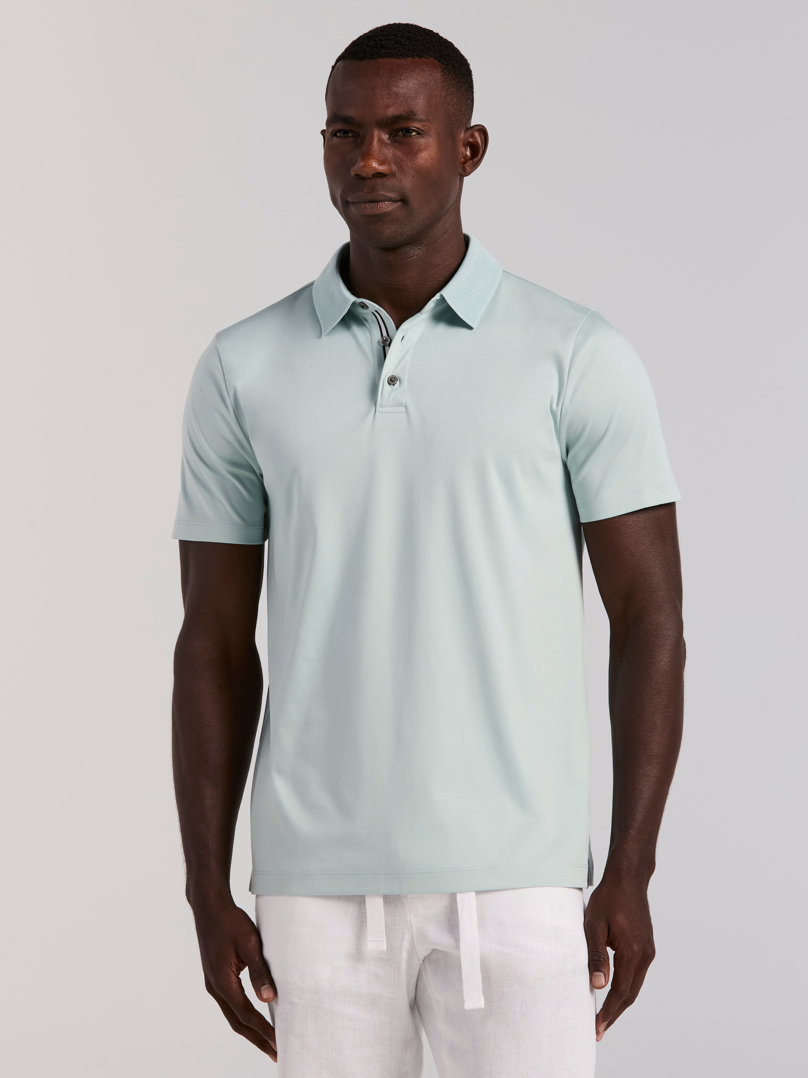 Cool Interlock Polo – Perry Ellis