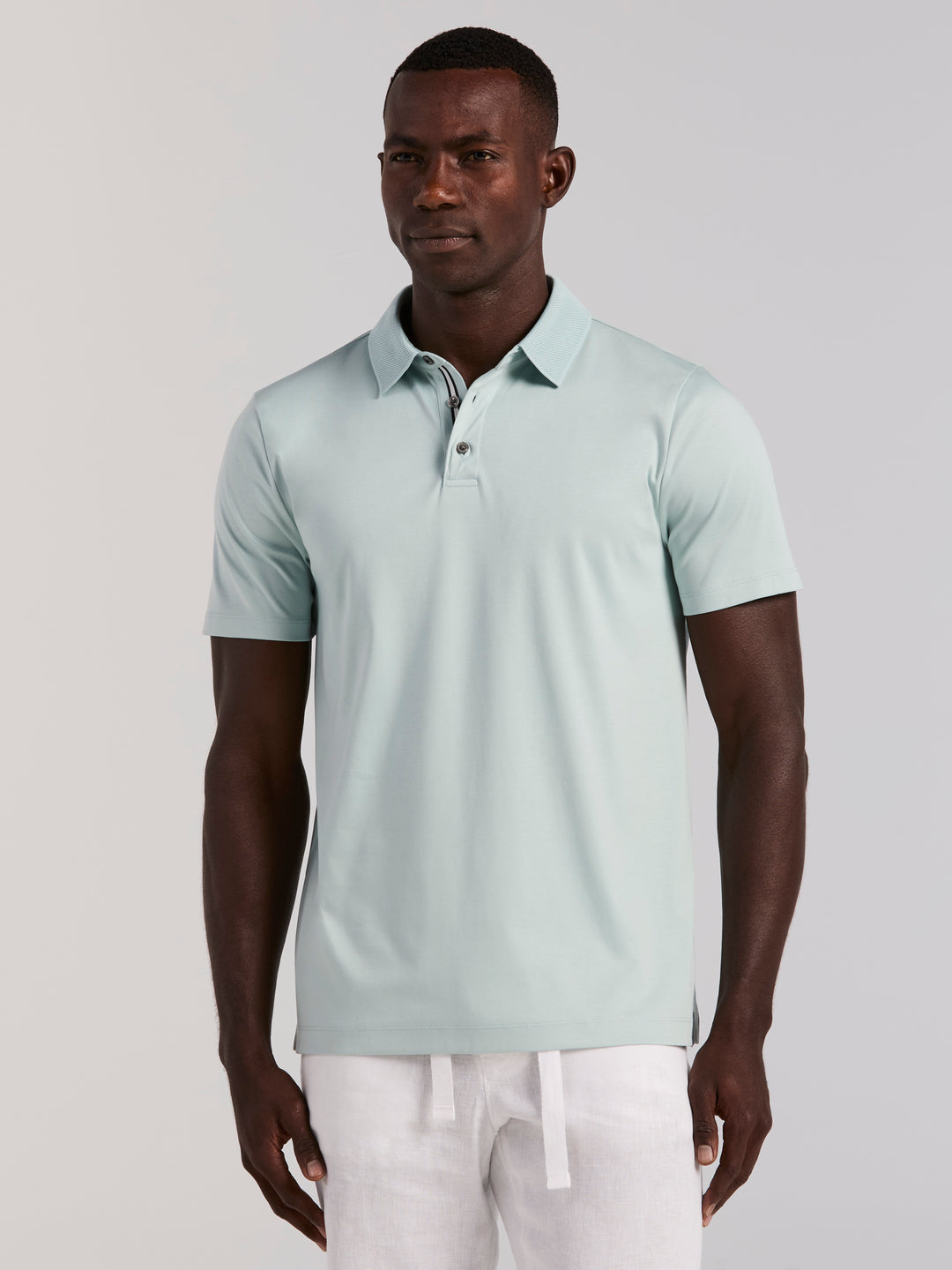 Interlock Polo Shirt (Cloud Blue) 