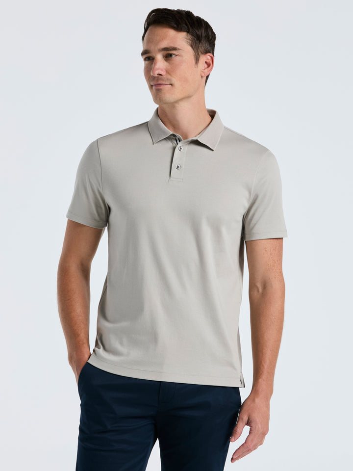 Interlock Polo Shirt (Drizzle) 
