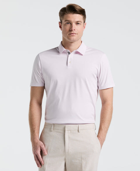 Cool Interlock Textured Polo (Orchid Ice) 