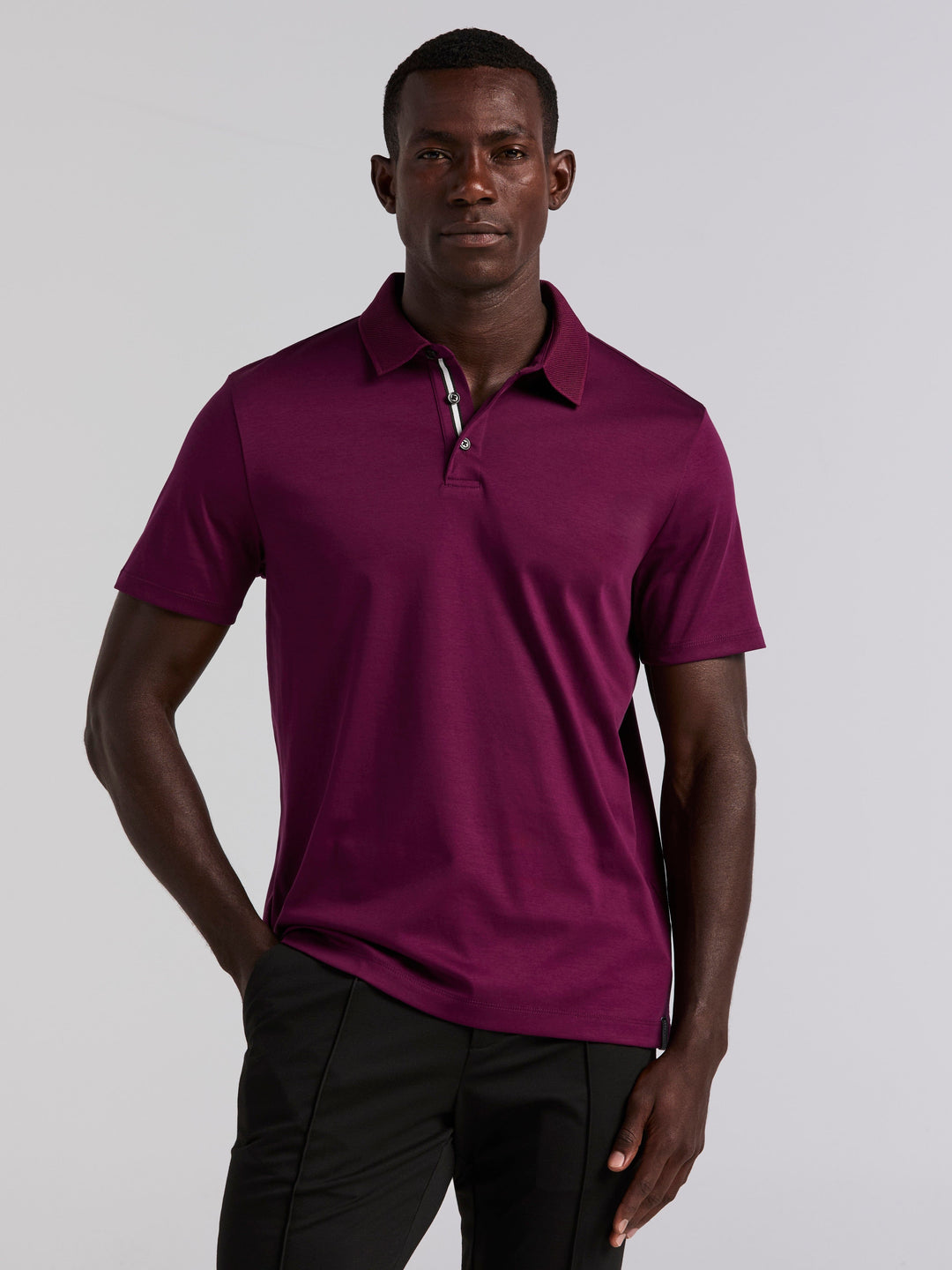 Interlock Polo Shirt (Potent Purple) 