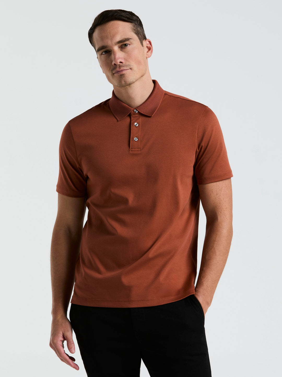 Interlock Polo Shirt (Rustic Brown) 