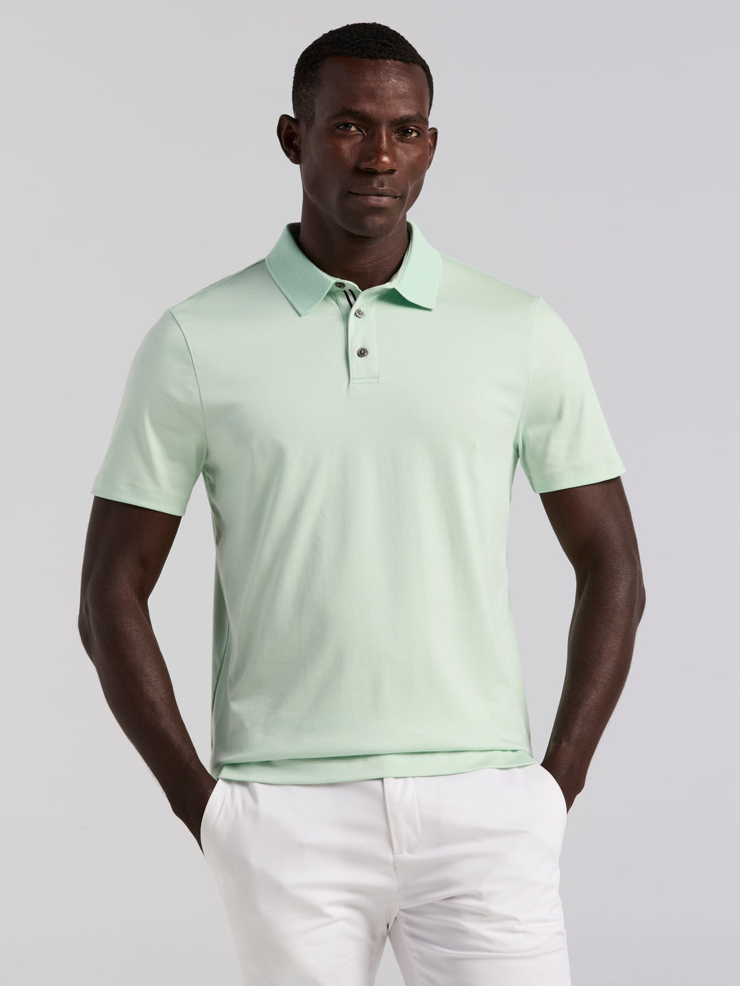 Interlock Polo Shirt (Silt Green) 