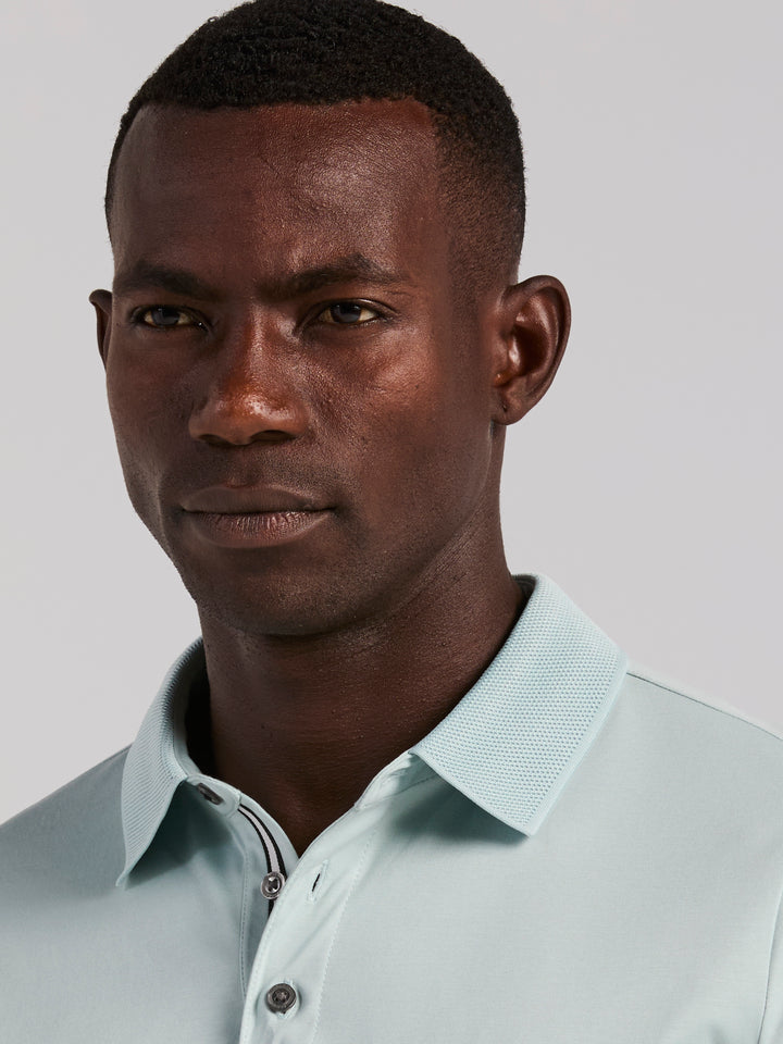 Interlock Polo Shirt (Cloud Blue) 