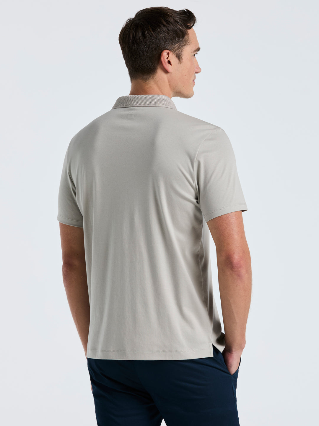 Interlock Polo Shirt (Drizzle) 