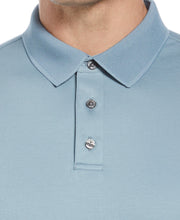 Cotton Textured Knit Polo Shirt (Citadel) 
