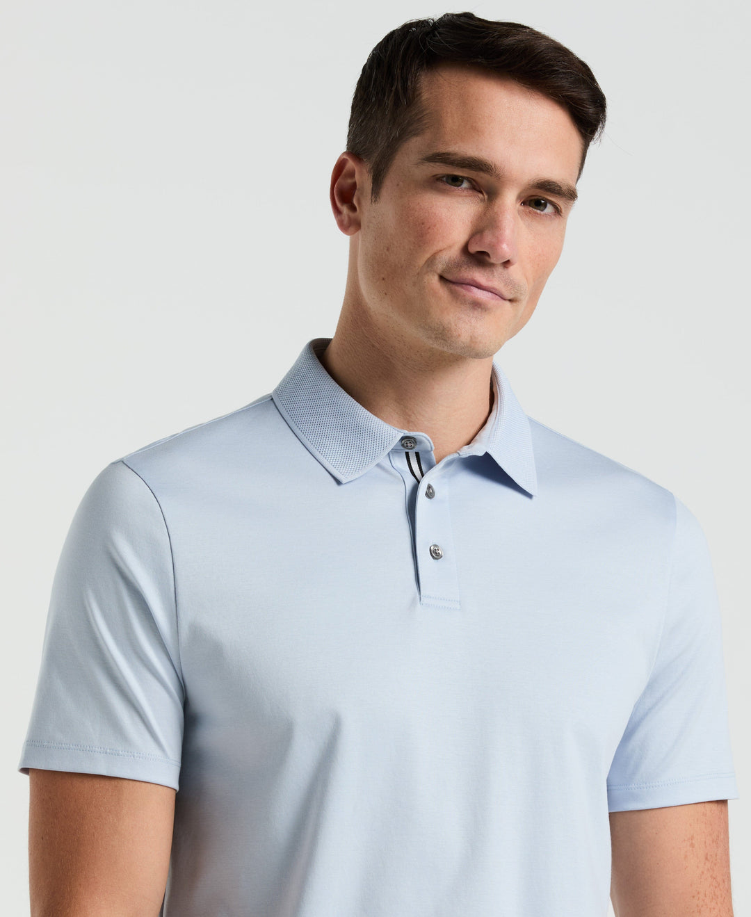 Cool Interlock Textured Polo (Kentucky Blue) 