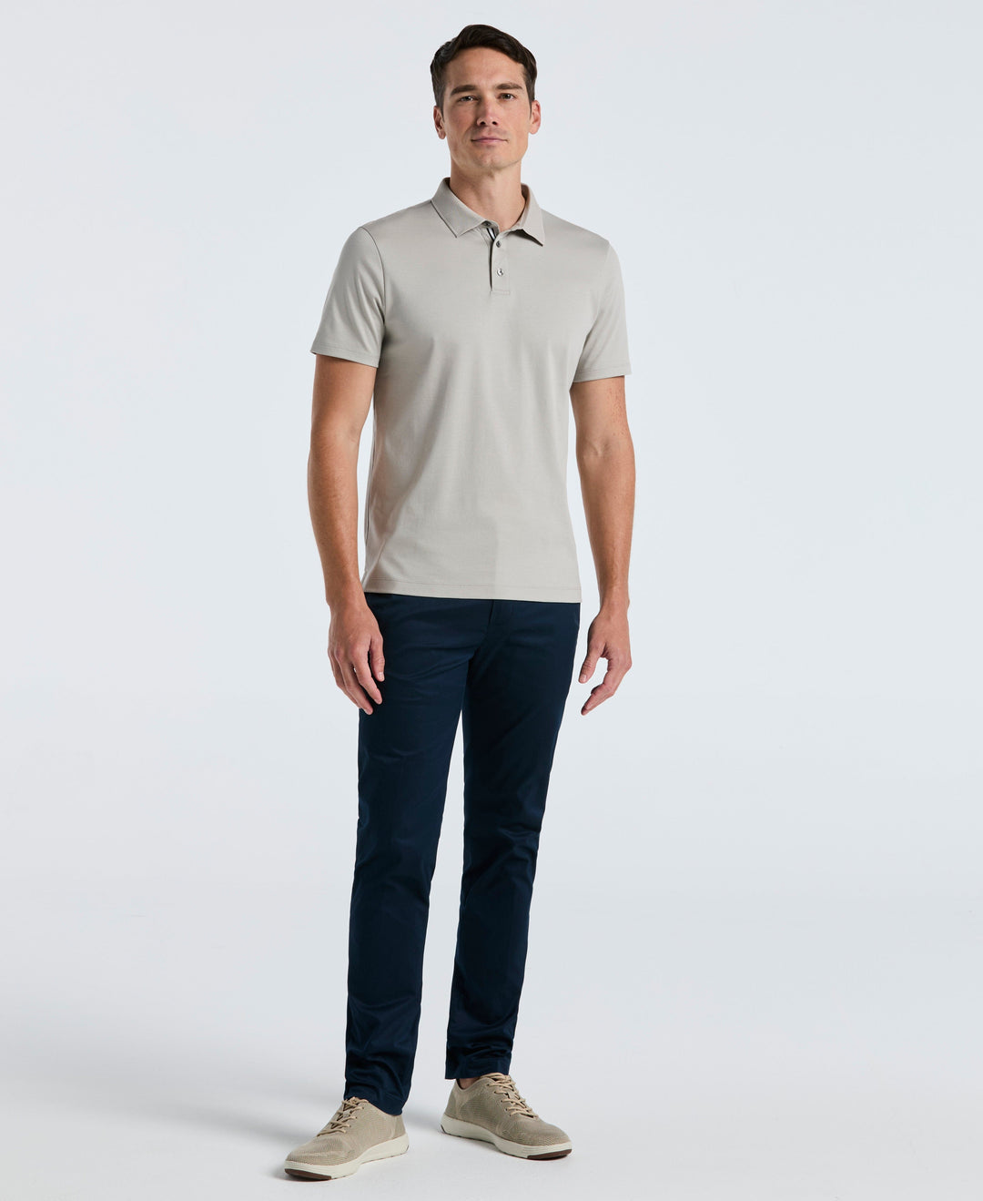 Interlock Polo Shirt (Drizzle) 