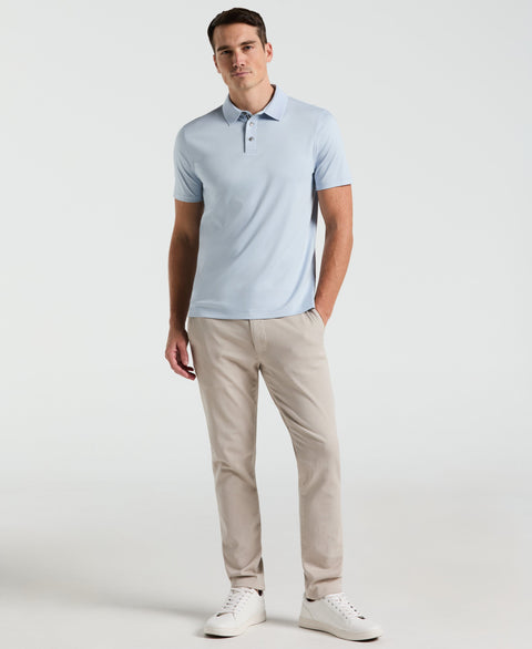 Cool Interlock Textured Polo (Kentucky Blue) 