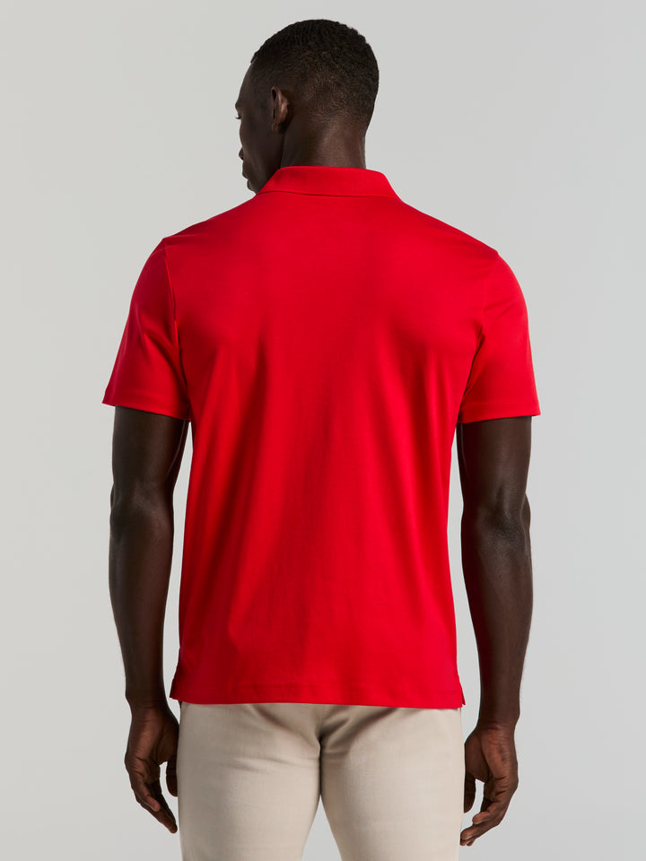Interlock Polo Shirt (Racing Red) 