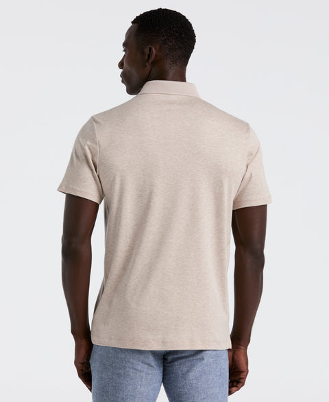 Interlock Polo Shirt (Island Fossil Htr) 