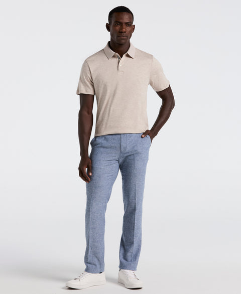 Interlock Polo Shirt (Island Fossil Htr) 