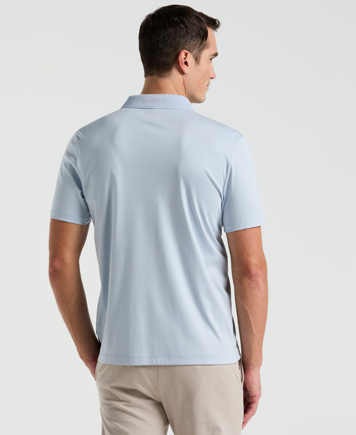 Cool Interlock Textured Polo (Kentucky Blue) 