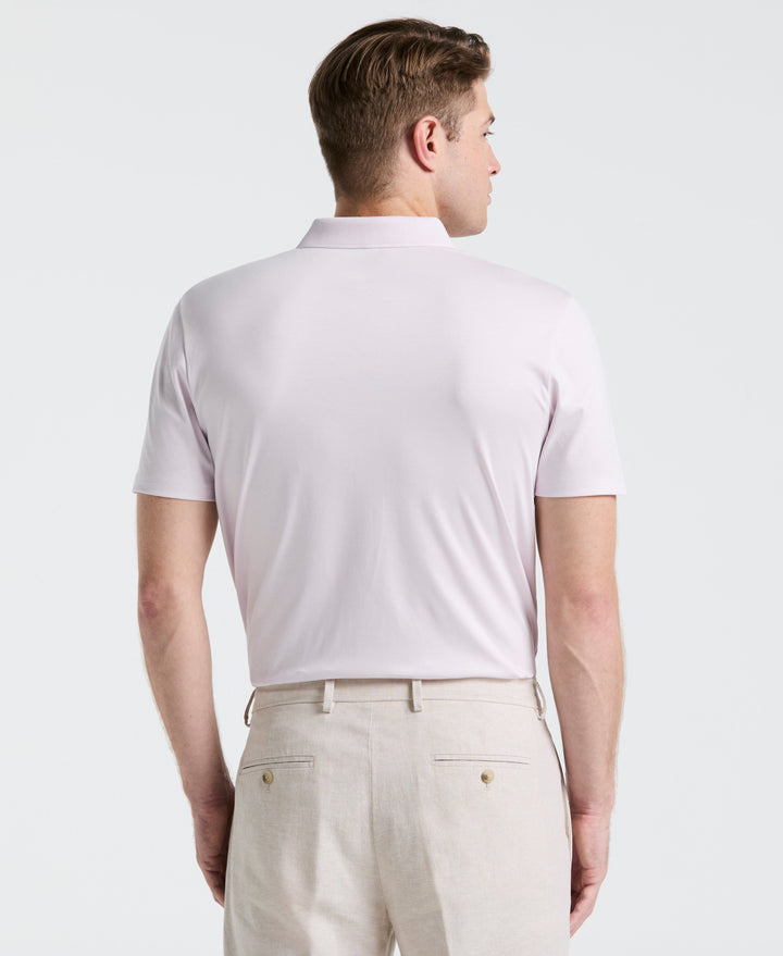 Cool Interlock Textured Polo (Orchid Ice) 