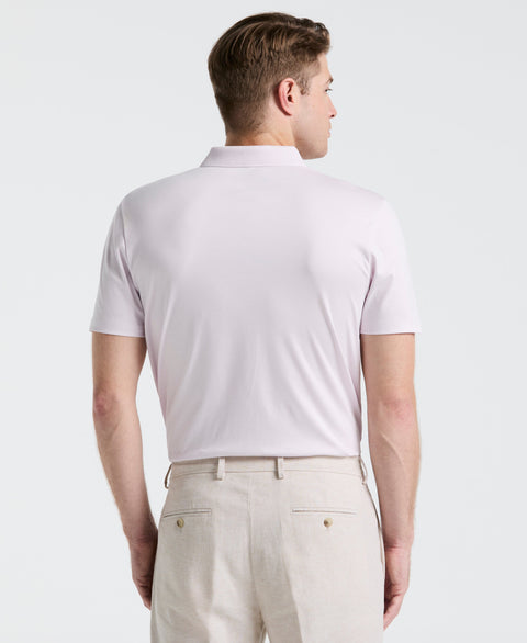 Cool Interlock Textured Polo (Orchid Ice) 