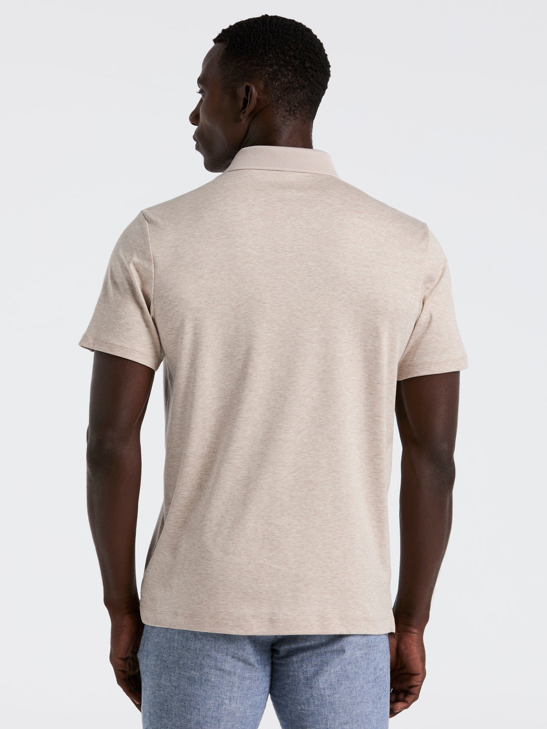 Interlock Polo Shirt (Island Fossil Htr) 