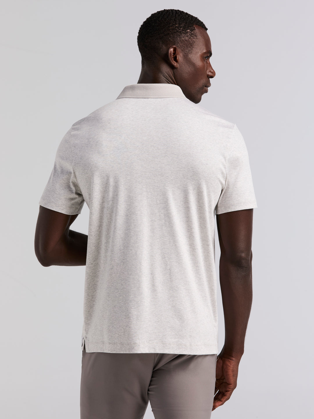 Interlock Polo Shirt (Moonstruck Htr) 