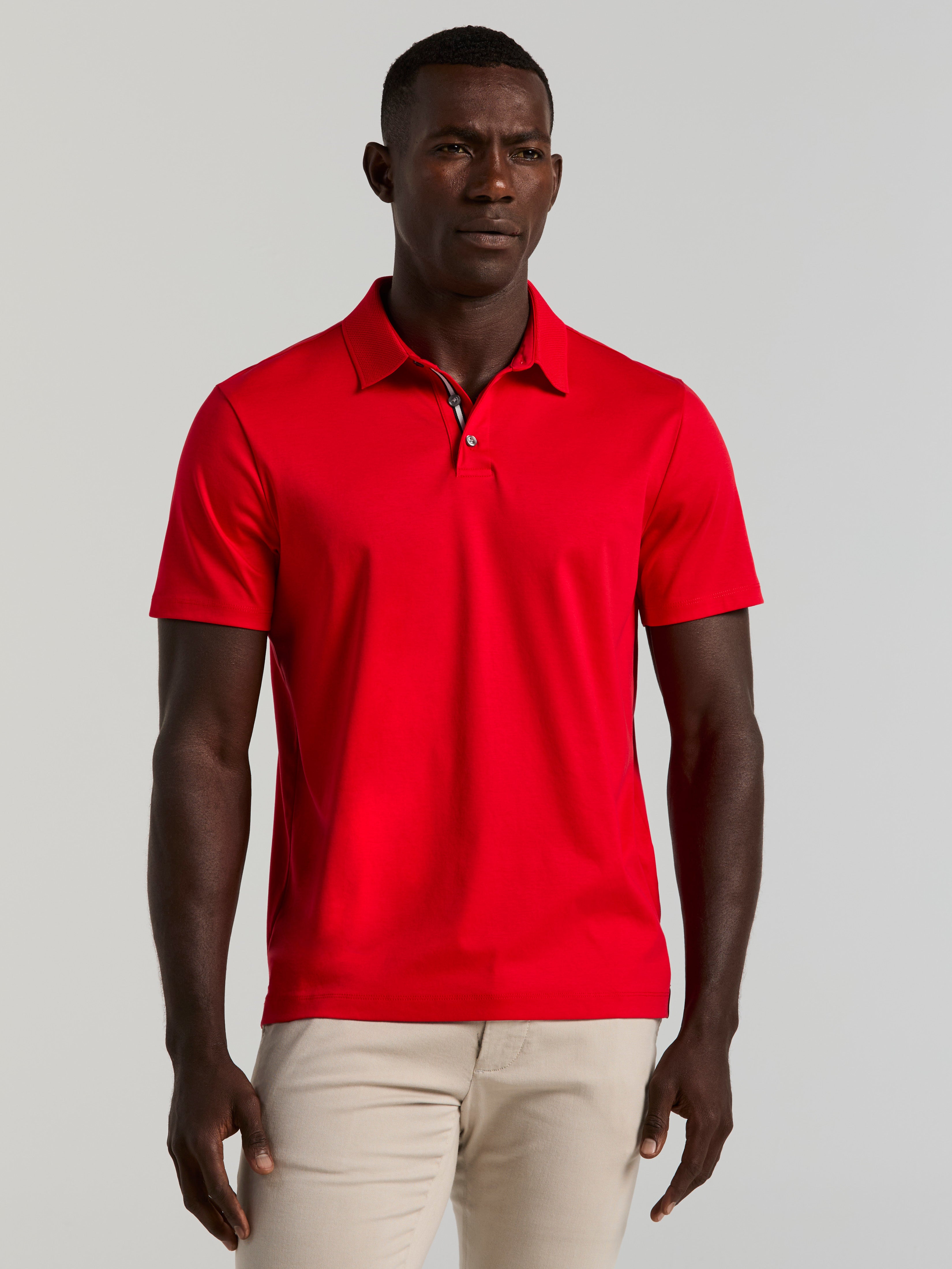 Cool Interlock Polo – Perry Ellis