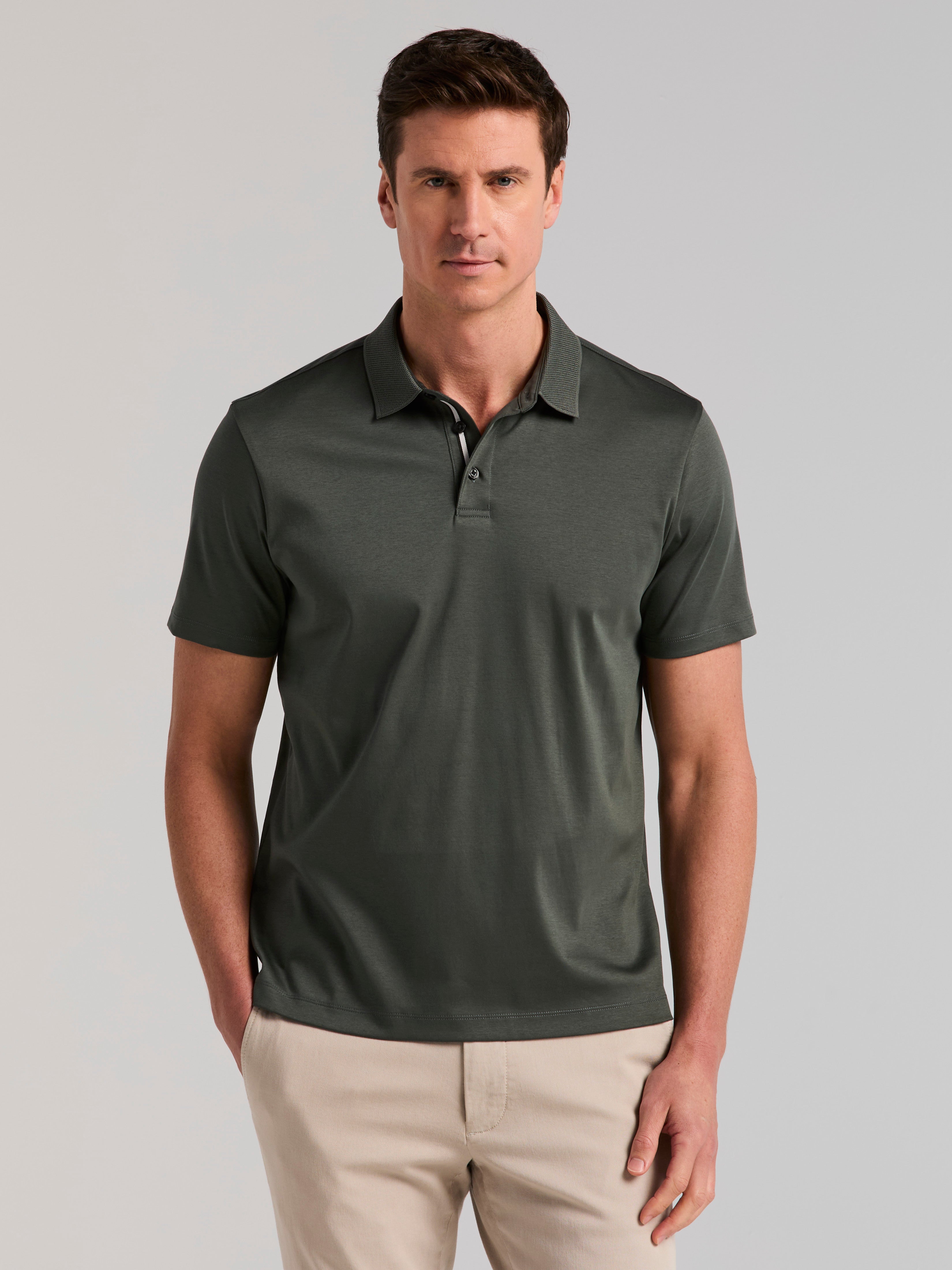 Perry Ellis Men's Cool Interlock Polo Shirt