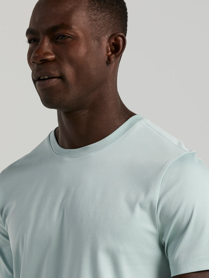 Cool Interlock Crew Neck Tee (Cloud Blue) 