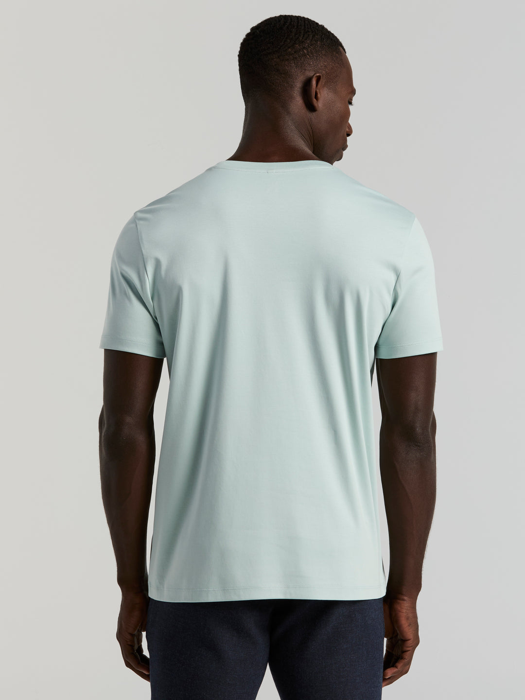 Cool Interlock Crew Neck Tee (Cloud Blue) 