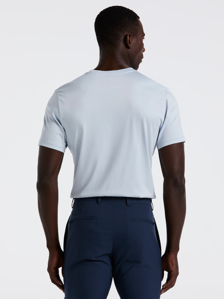 Cool Interlock Crew Neck Tee (Kentucky Blue) 