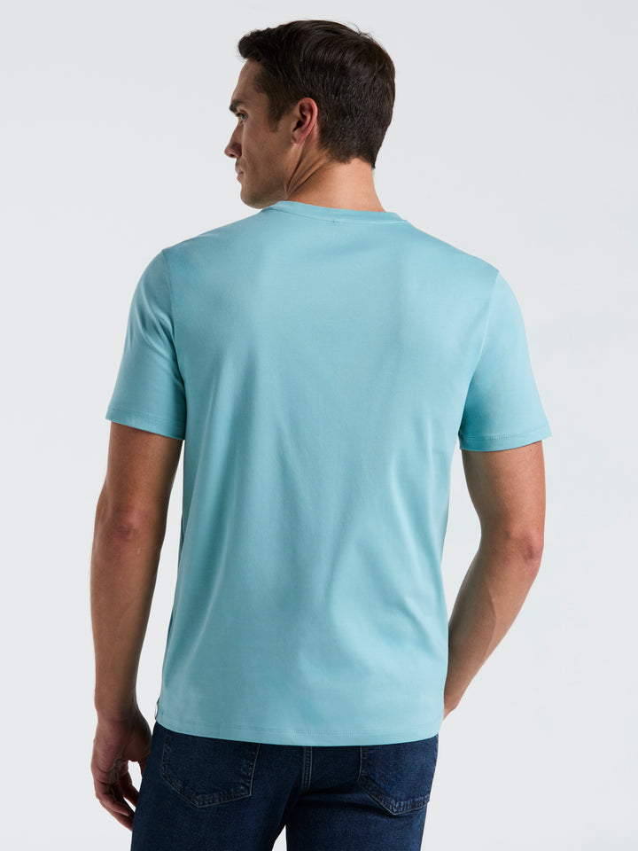 Cool Interlock Crew Neck Tee (Reef Waters) 
