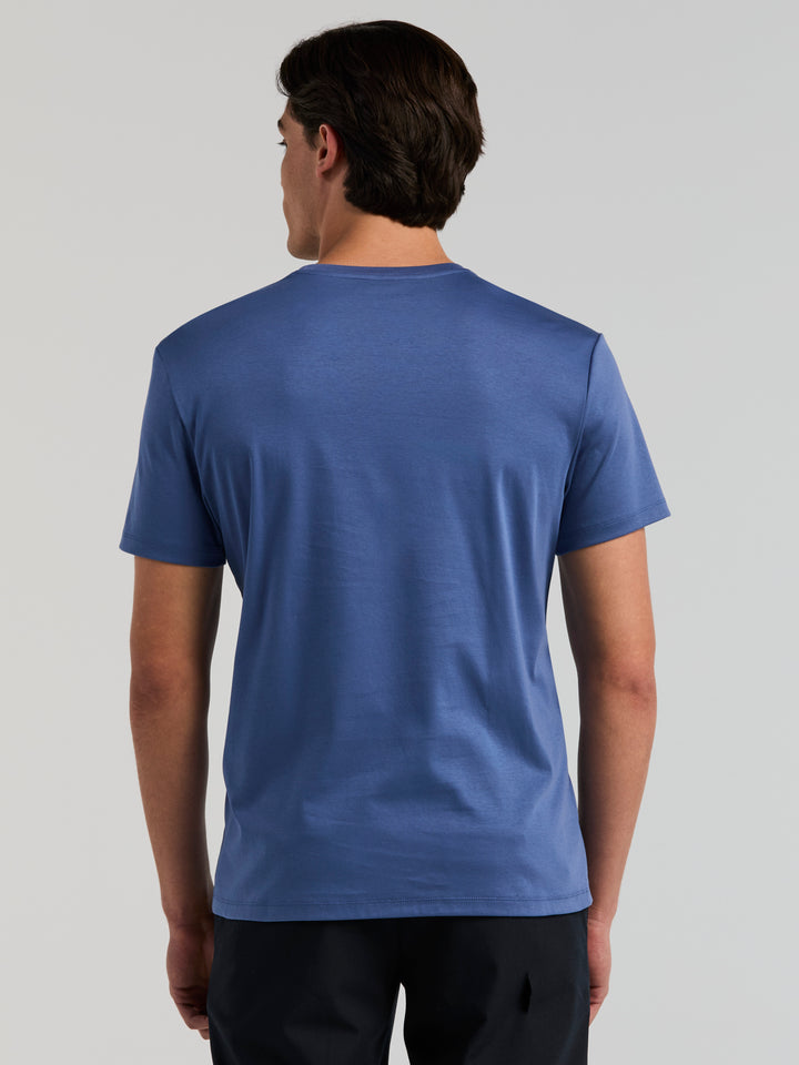 Cool Interlock Crew Neck Tee (Coastal Fjord) 