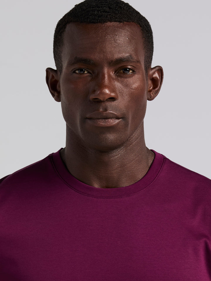 Cool Interlock Crew Neck Tee (Potent Purple)