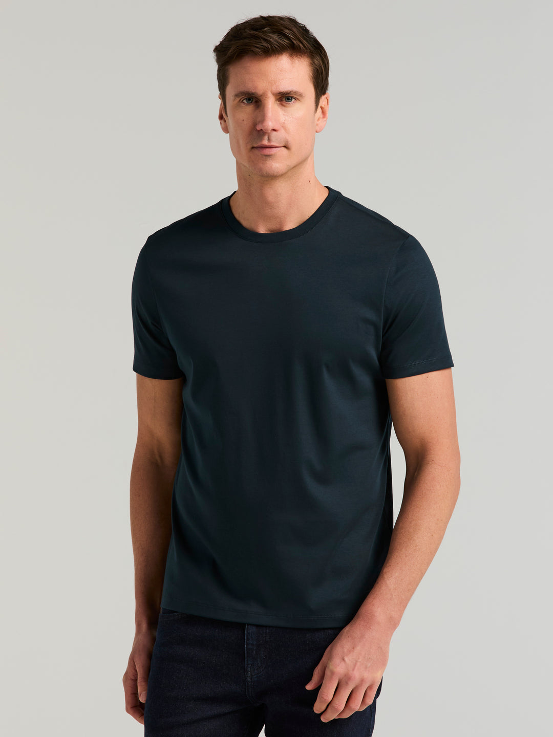 Cool Interlock Crew Neck Tee (Dark Sapphire) 