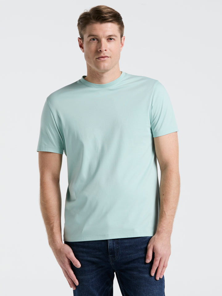 Cool Interlock Crew Neck Tee (Ether) 