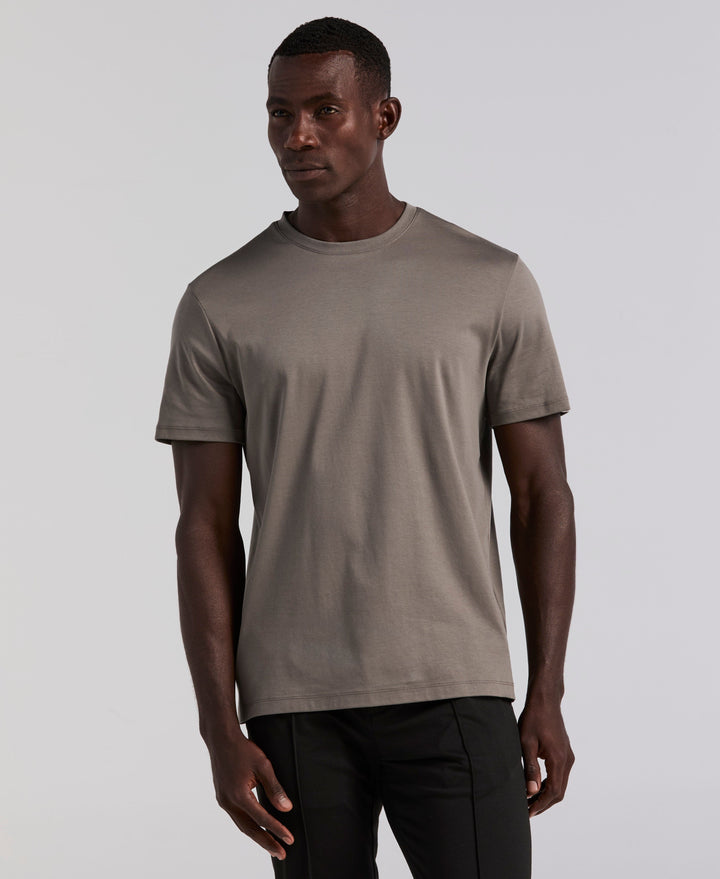 Cool Interlock Crew Neck Tee (Granite Gray) 