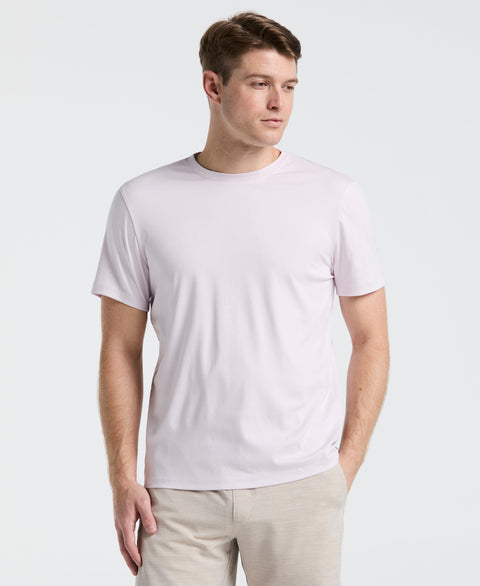 Cool Interlock Crew Neck Tee (Orchid Ice) 