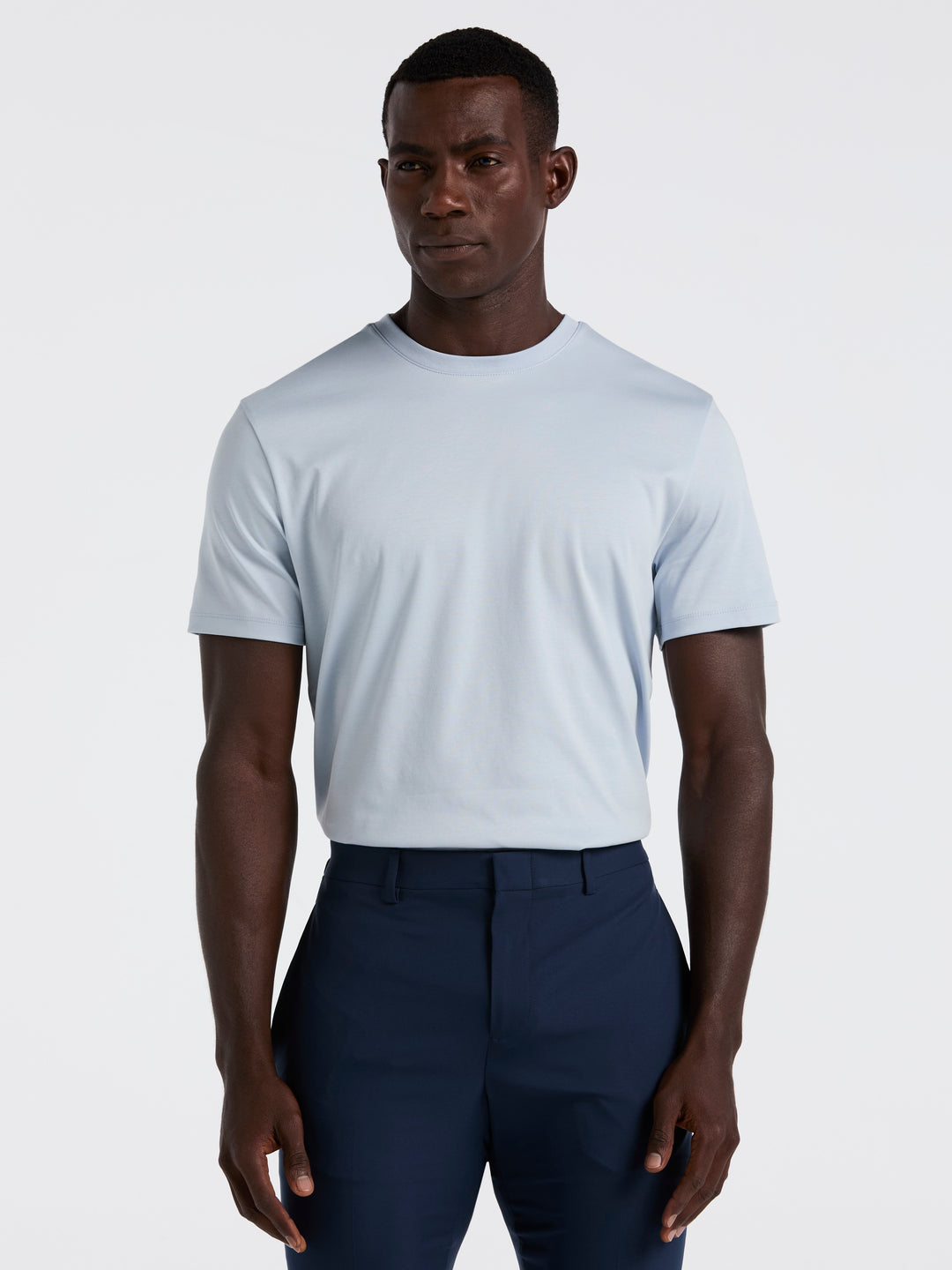 Cool Interlock Crew Neck Tee (Kentucky Blue) 