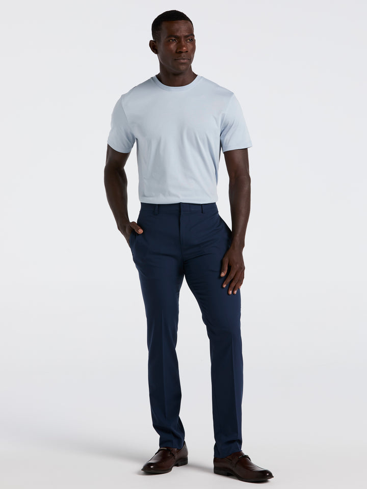 Cool Interlock Crew Neck Tee (Kentucky Blue) 