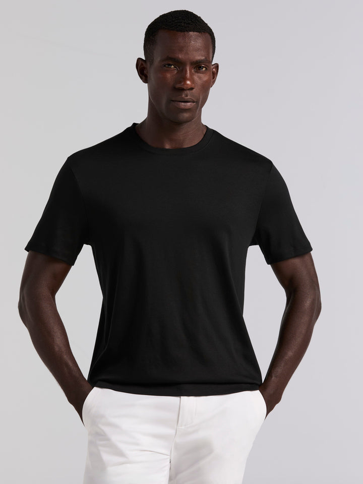 Cool Interlock Crew Neck Tee (Black) 