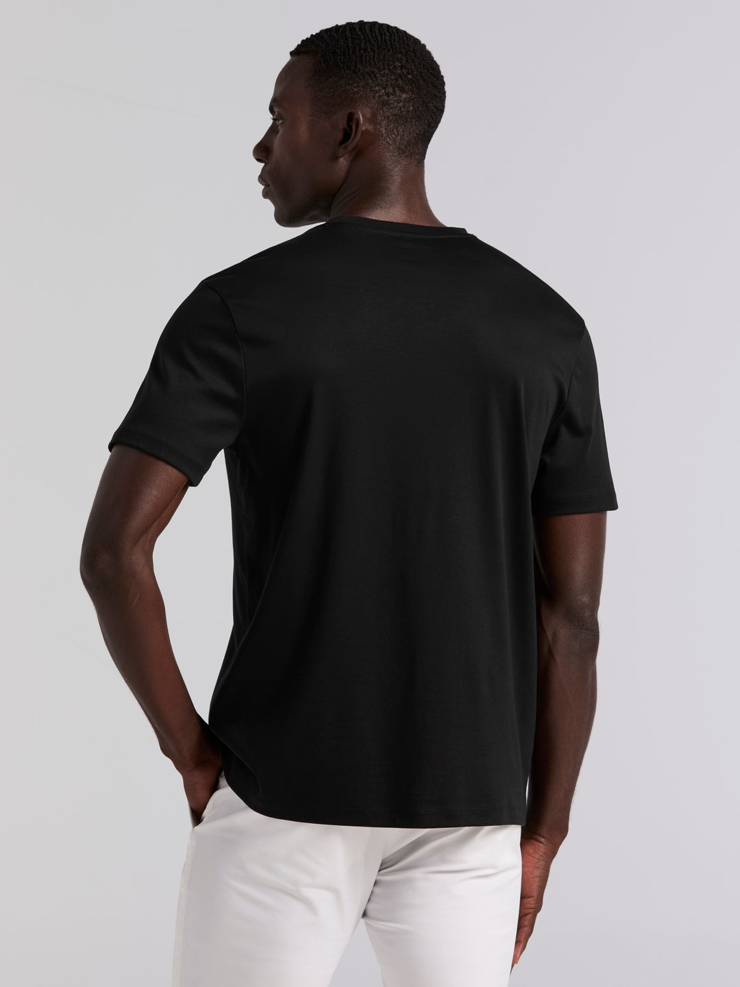 Cool Interlock Crew Neck Tee (Black) 