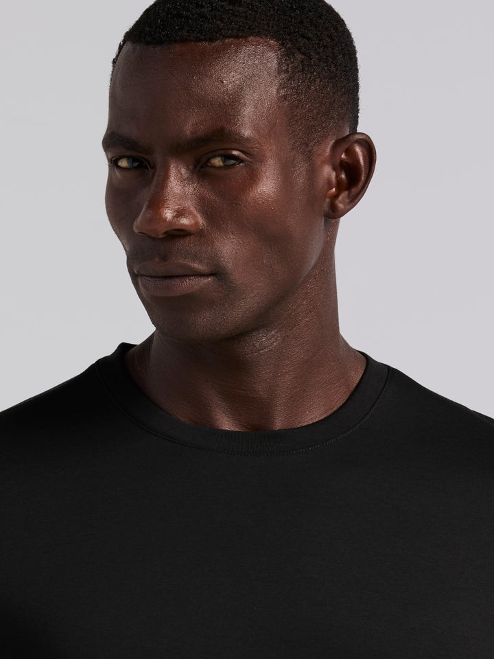 Cool Interlock Crew Neck Tee (Black) 