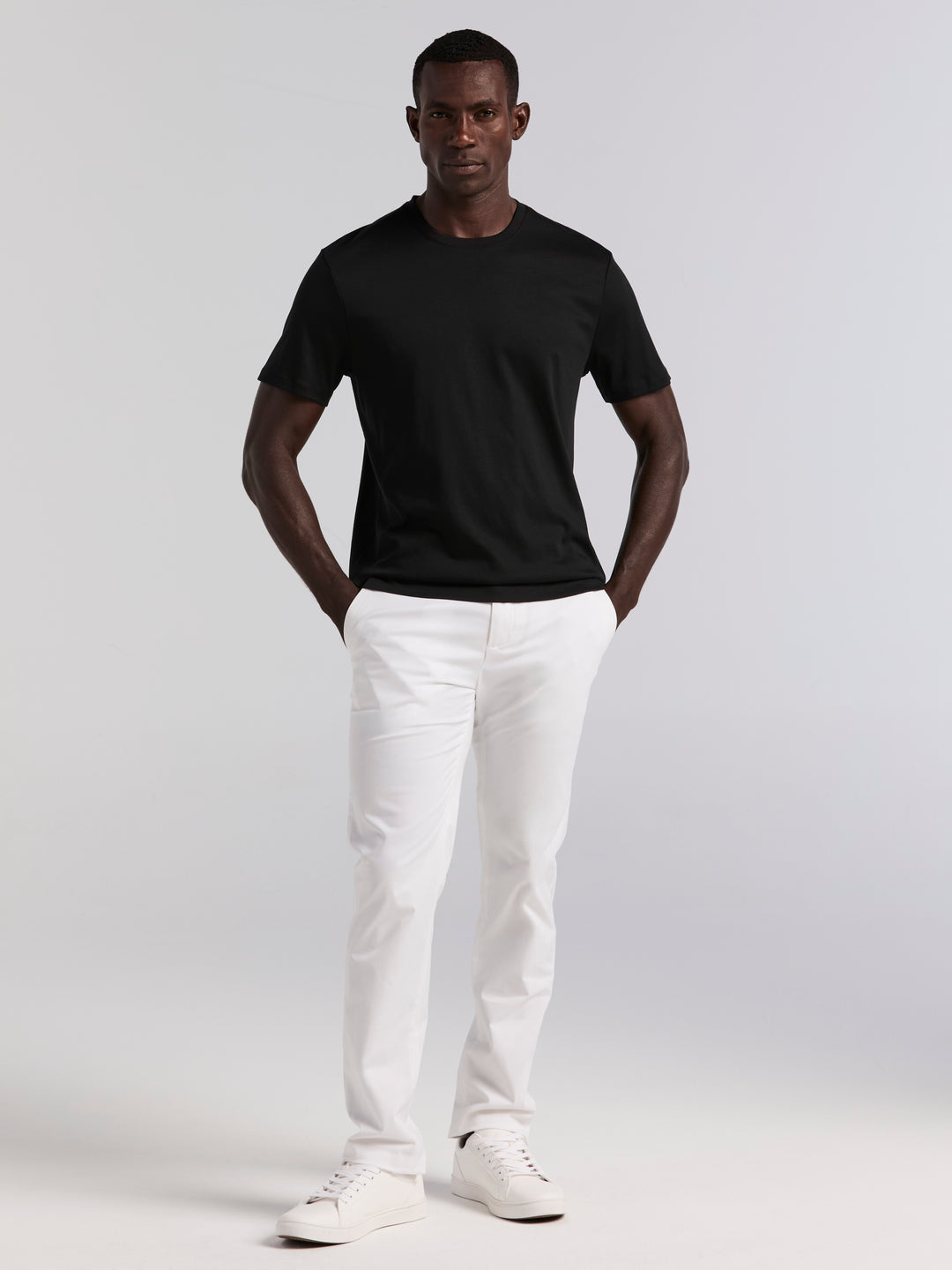 Cool Interlock Crew Neck Tee (Black) 