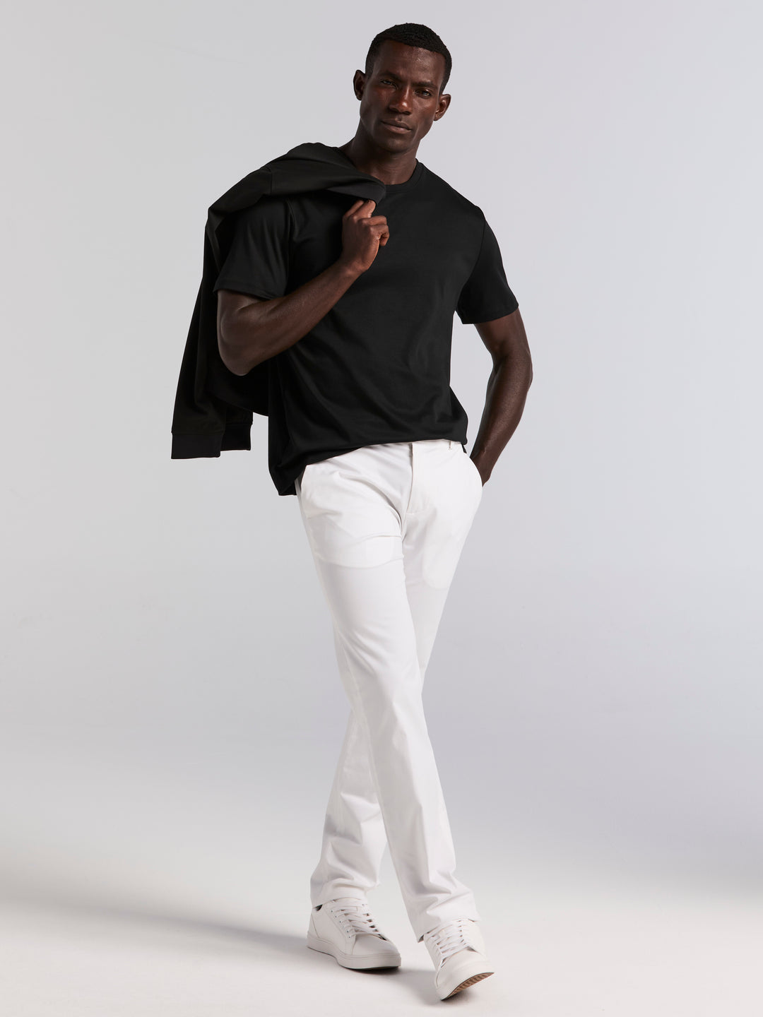 Cool Interlock Crew Neck Tee (Black) 