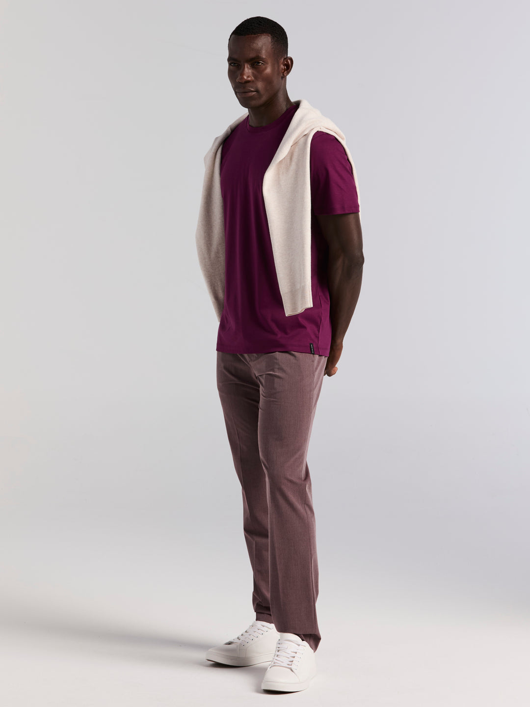 Cool Interlock Crew Neck Tee (Potent Purple) 
