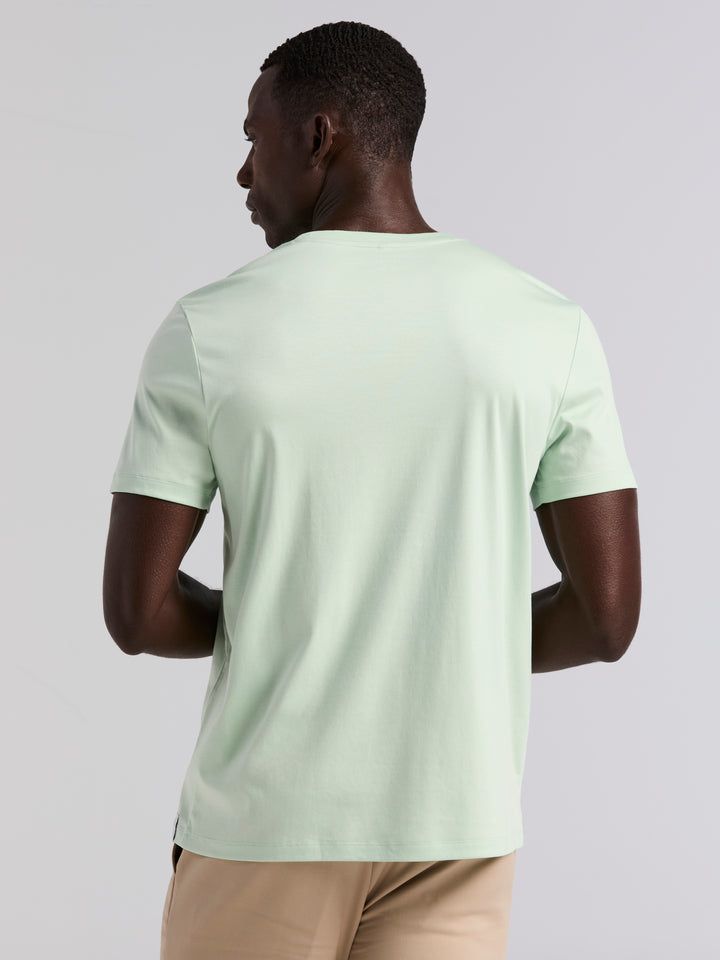 Cool Interlock Crew Neck Tee (Silt Green) 