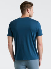 Cool Interlock Crew Neck Tee (Blue Wing Teal) 