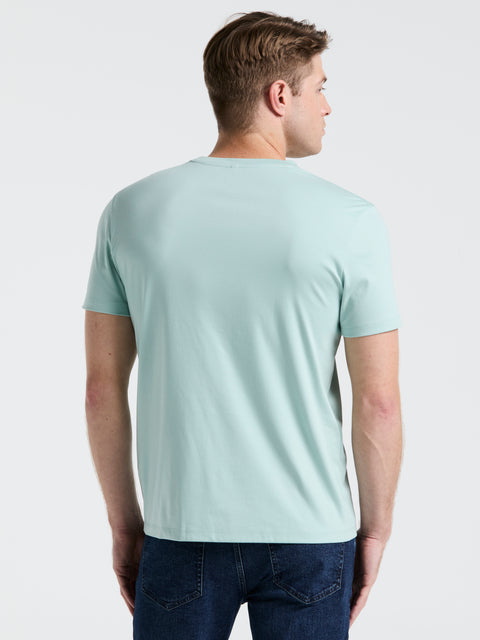 Cool Interlock Crew Neck Tee (Ether) 