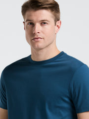 Cool Interlock Crew Neck Tee (Blue Wing Teal) 