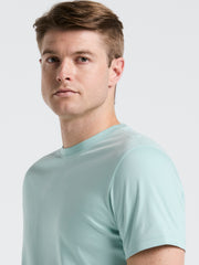 Cool Interlock Crew Neck Tee (Ether) 