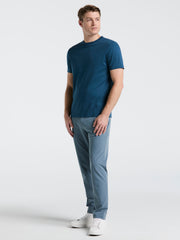 Cool Interlock Crew Neck Tee (Blue Wing Teal) 